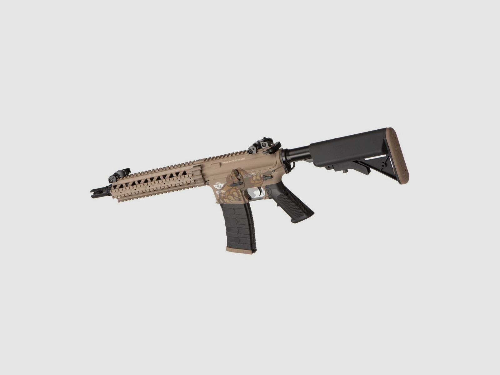 G&G CM18 Mod1 lungo RIS/coprire il binario FDE/Nero S-AEG fucile Airsoft libero da 18 anni