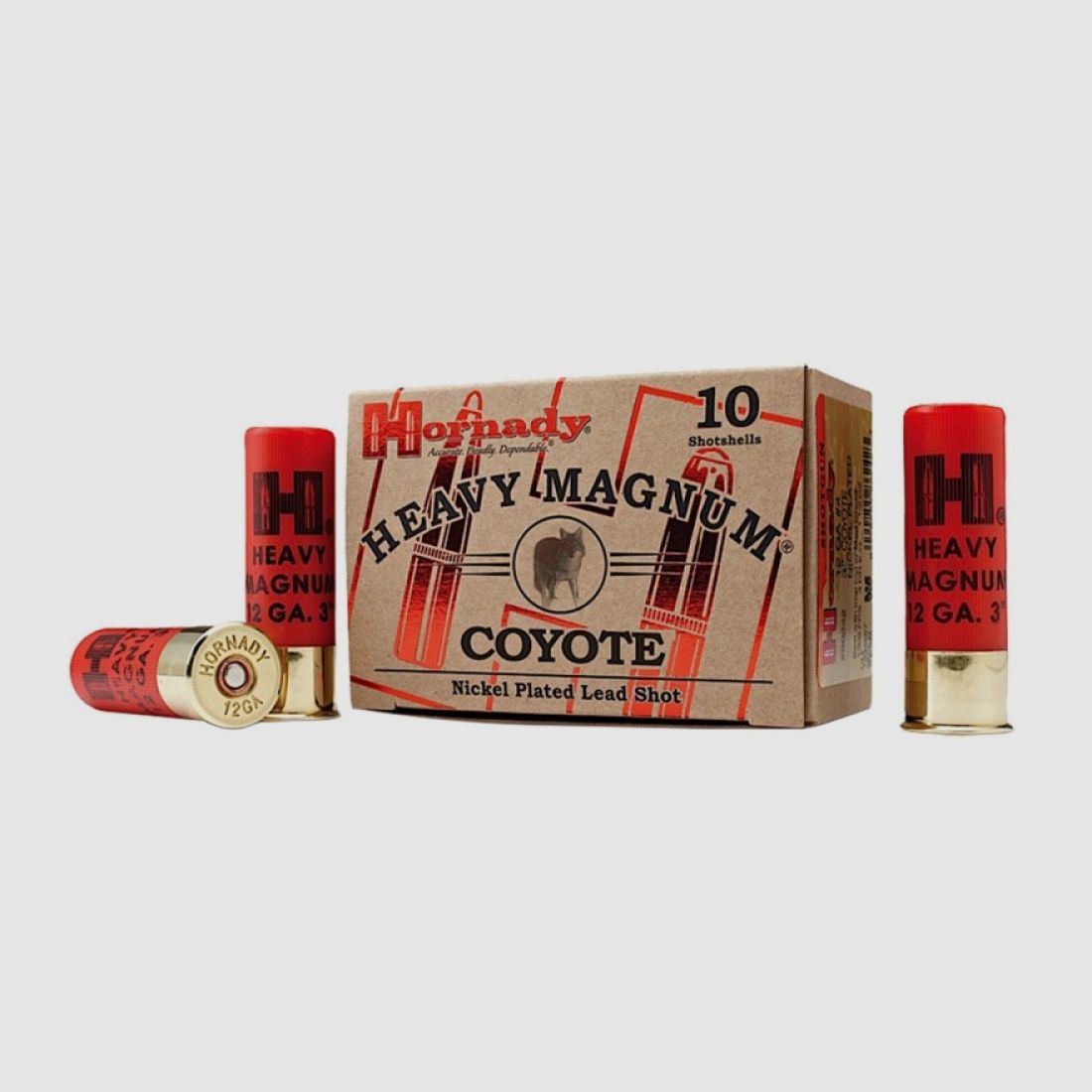 12/76 Hornady HEAVY MAGNUM® 00 NICKEL VE10