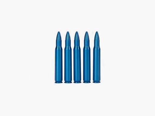 5 Pufferpatronen 30-06 blau