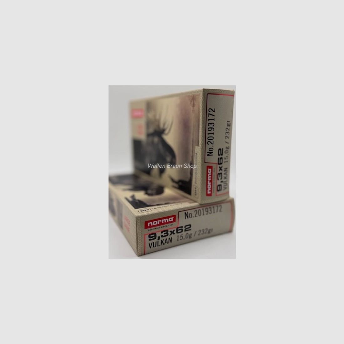 NORMA 9.3X62 VULKAN 15.0G 232GR 20 pieces