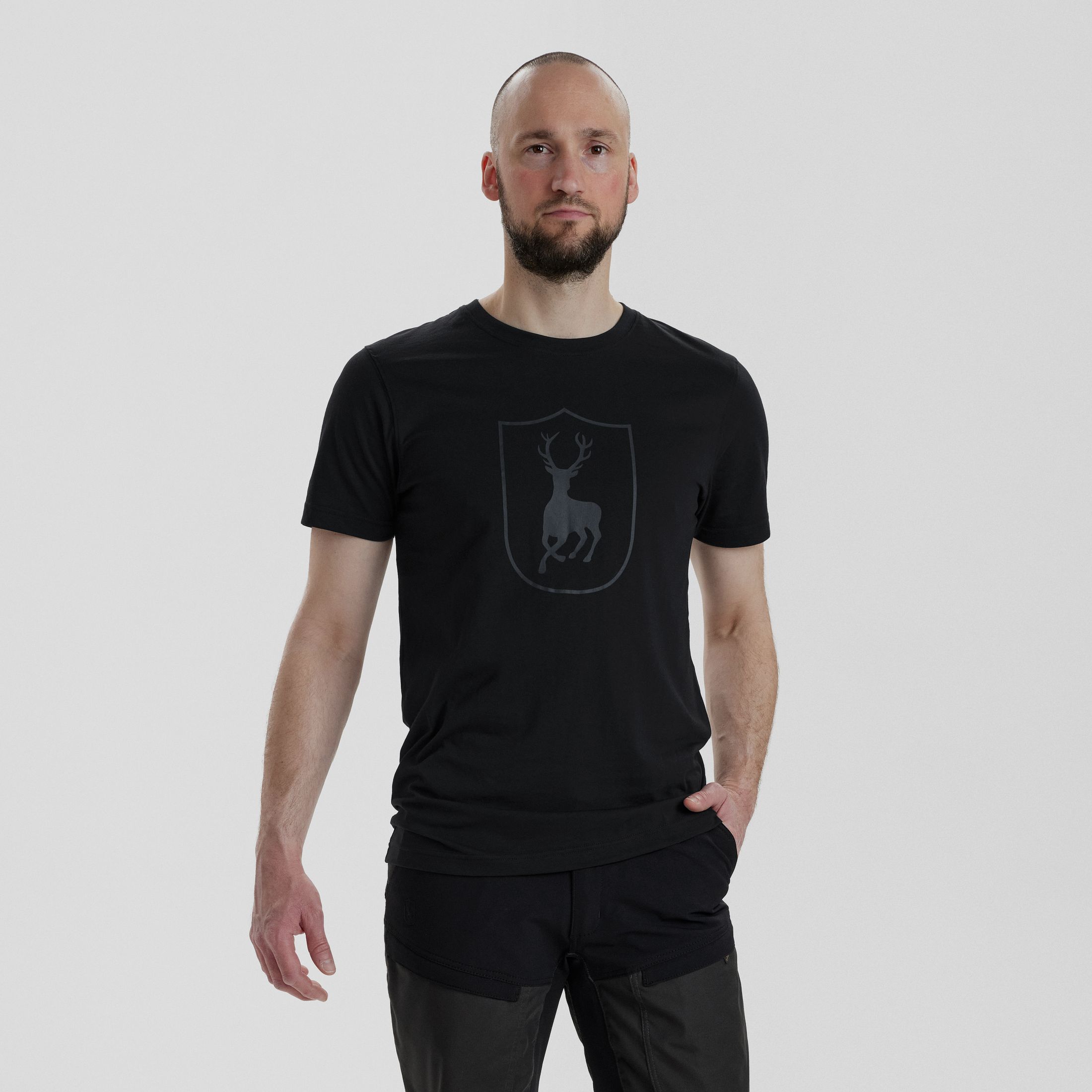 Logo T-Shirt - Black - Size: S