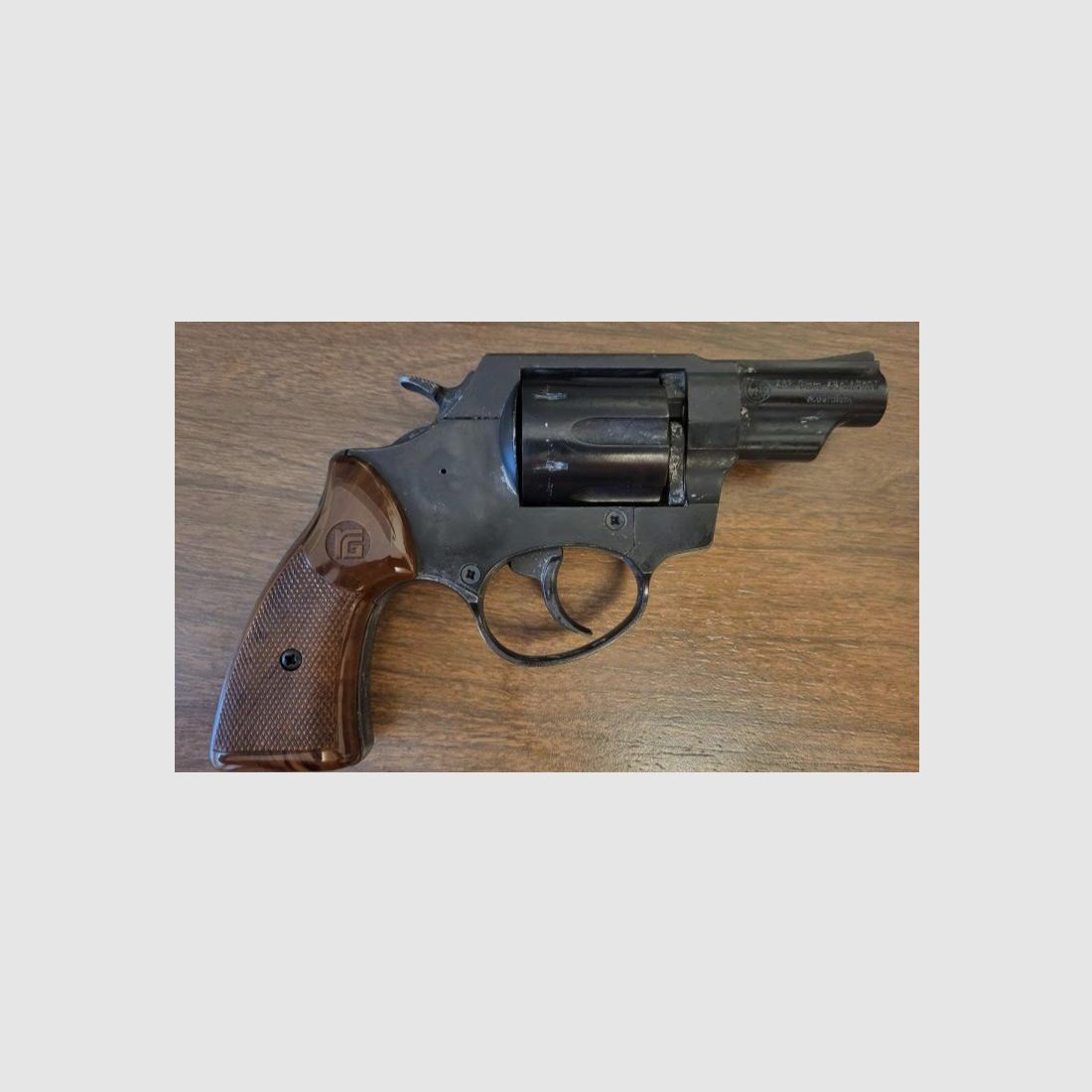 Blank firing signal revolver RÖHM RG 89, caliber 9 mm PTB no. 451