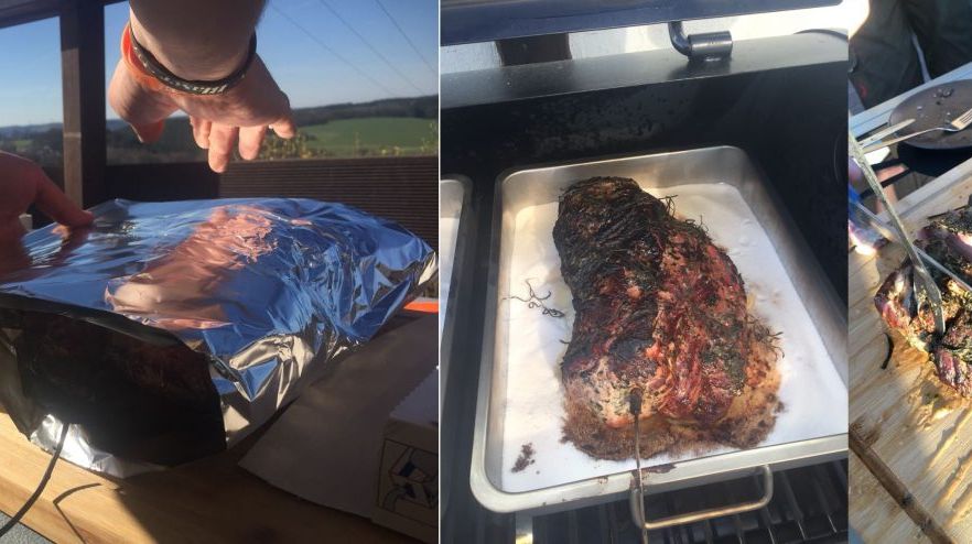 Salzfleisch vom Wildschwein