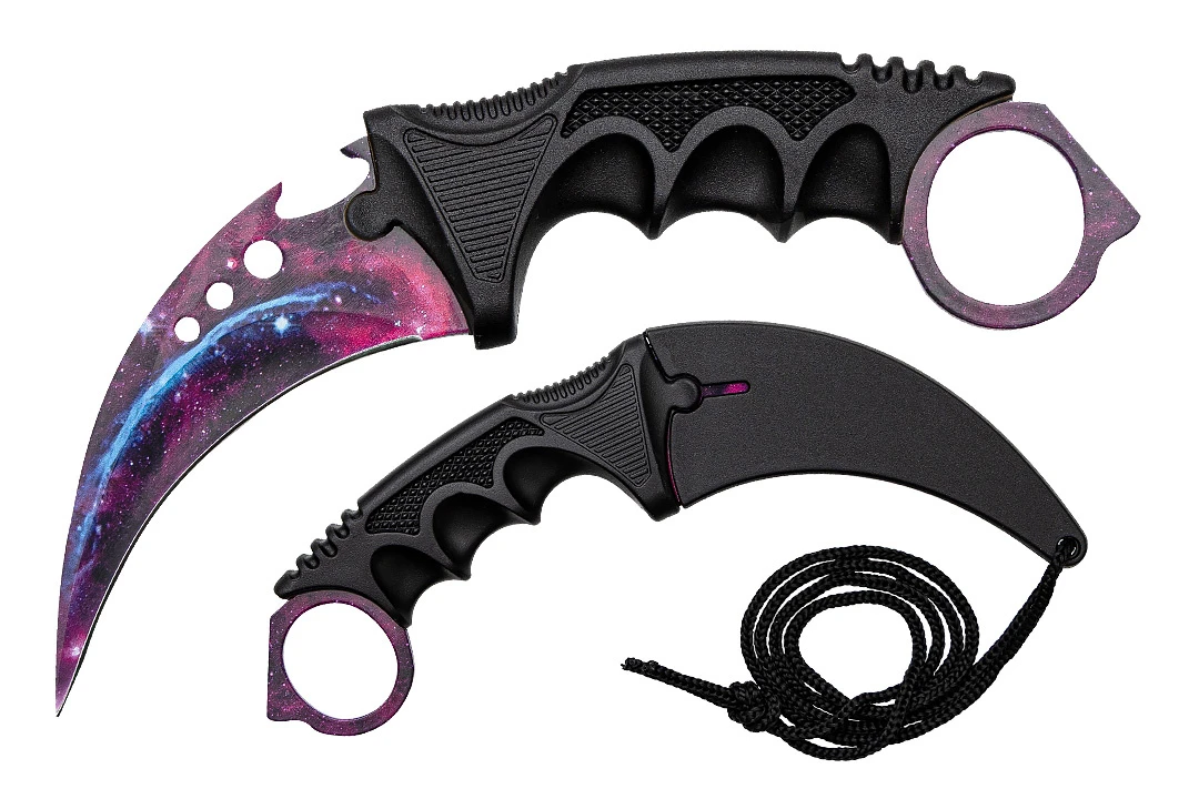Karambit knife CS:GO BSH ADVENTURE N-166K galaxy