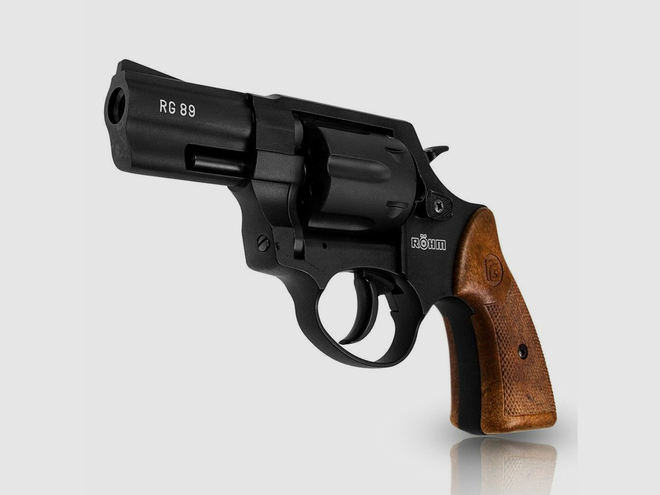 Röhm RG 89N nero pistola a salve 9 mm inclusi i proiettili a salve