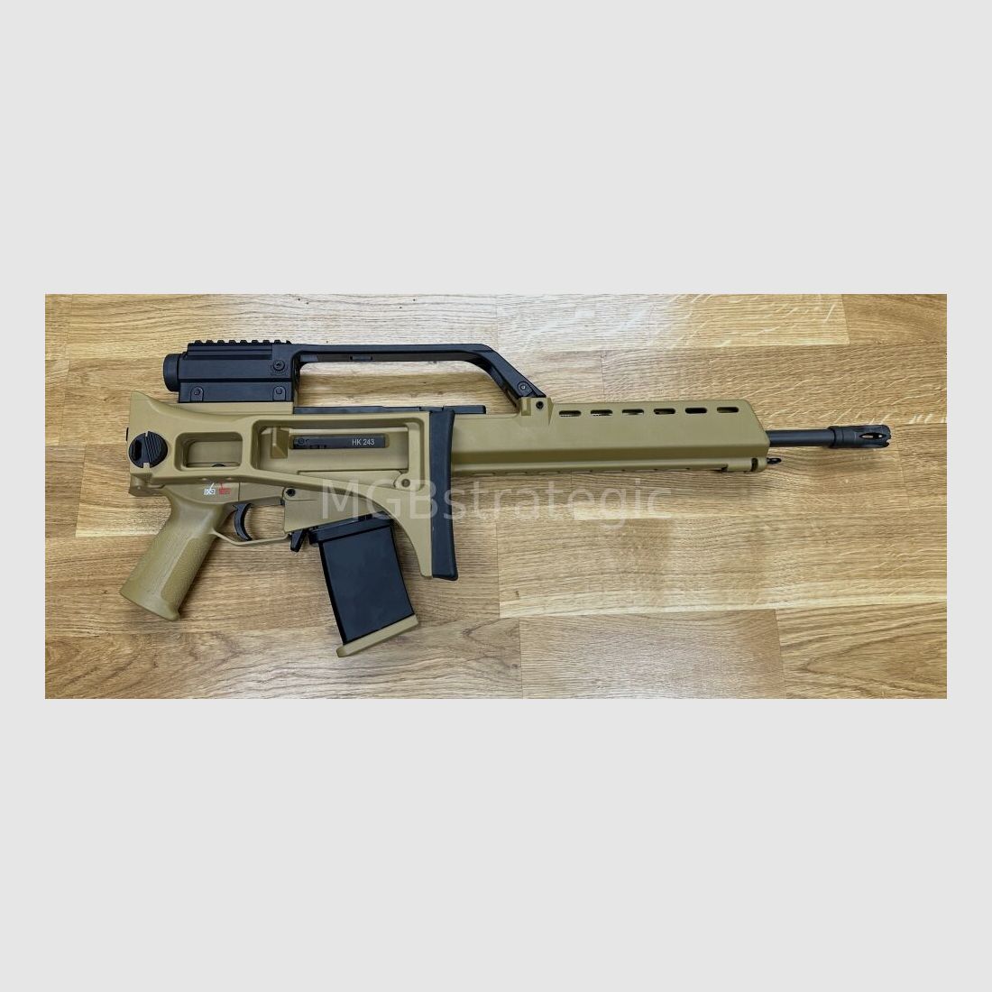 Heckler & Koch HK243 S SAR - Farbe sandfarben - Das zivile G36 sportlich zugelassen! Farbe sandfarben / mit Original G36 Tragebügel 3x und Picatinny Schiene
