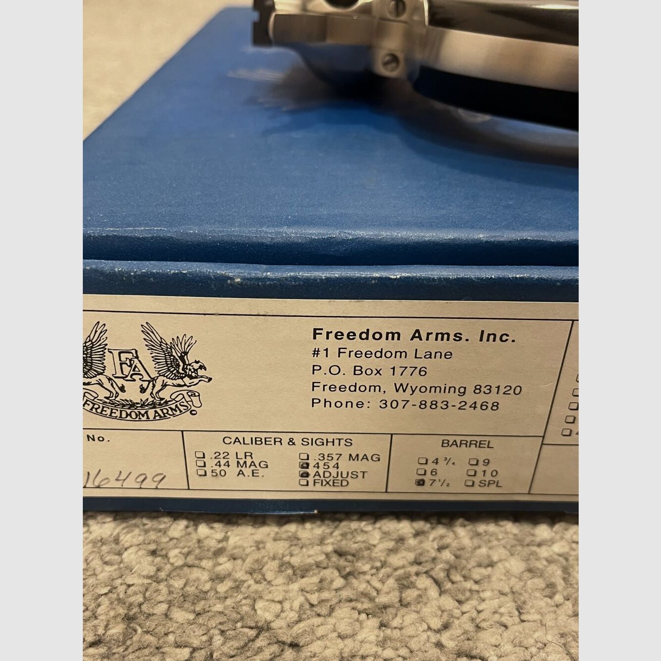 Freedom Arms Premier Grade