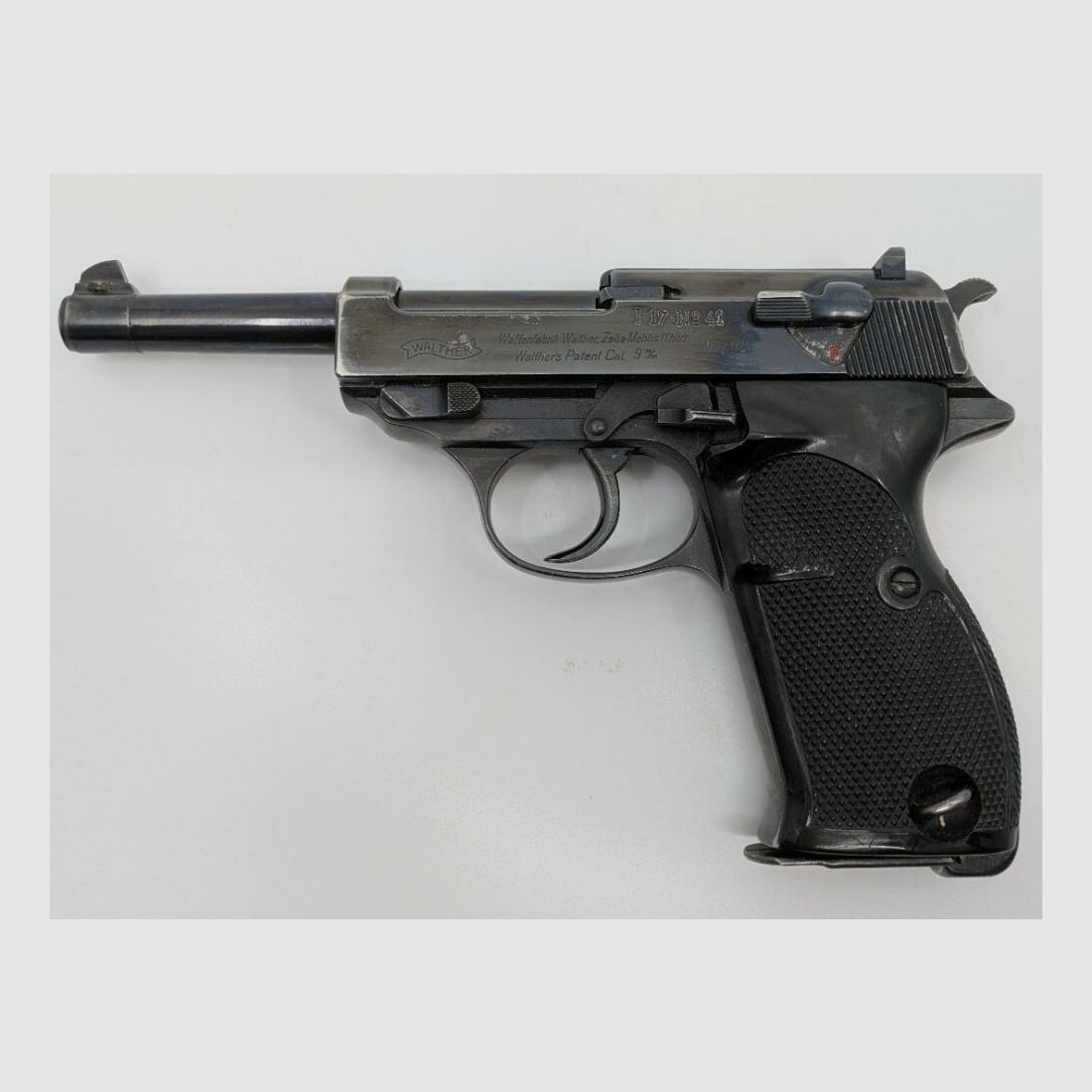 Walther Zella-Mehlis HP Schwedische M/39 mit Regiment ID