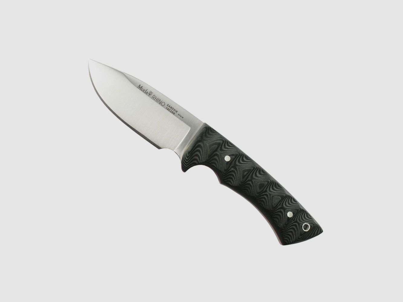 Muela Rhino Jagdmesser Micarta schwarz