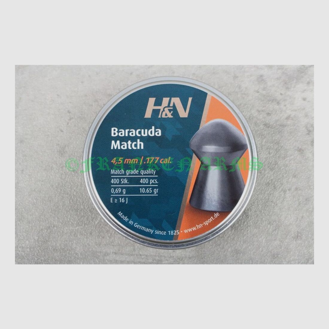 H&N Baracuda Match 4.51mm 400 pieces