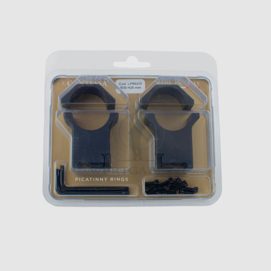 Juego de Anillas de Montaje - Aluminio 7075 Ø 30mm, Altura: 12mm, imagen 2 de 4