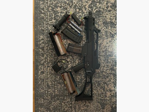 Airsoft Heckler Koch G36C 6mm BB 0,5J Semiautomatico SAEG