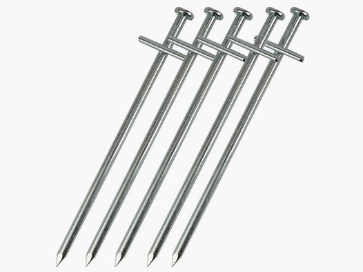 Relags Relags Felsnagel Rock 17 cm 5 Stück silberfarben