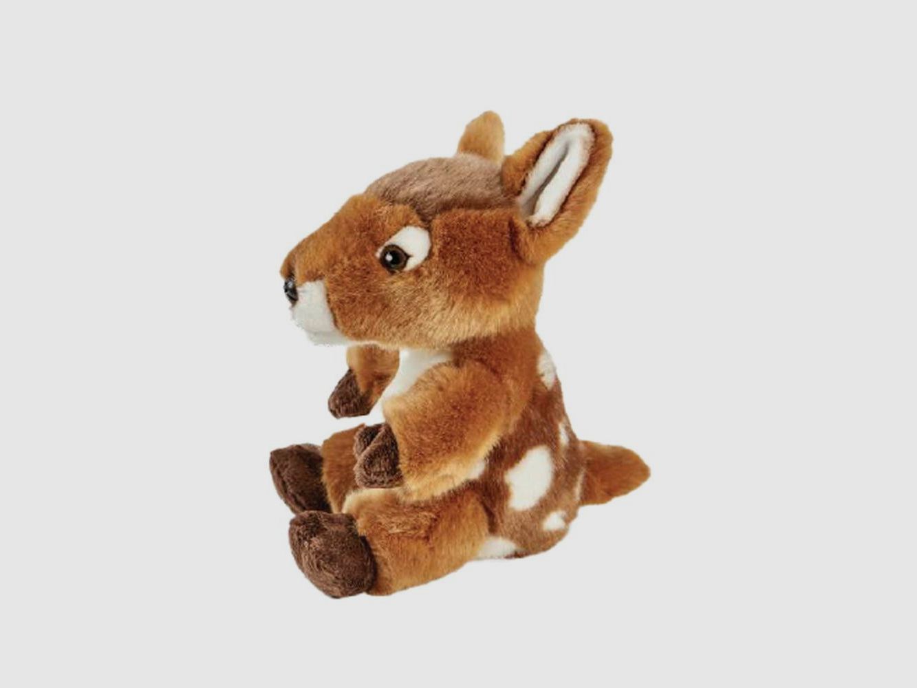 Peluche Cerbiatto Teta 17 cm - Morbidezza Realistica - Regalo Naturale e Decorativo