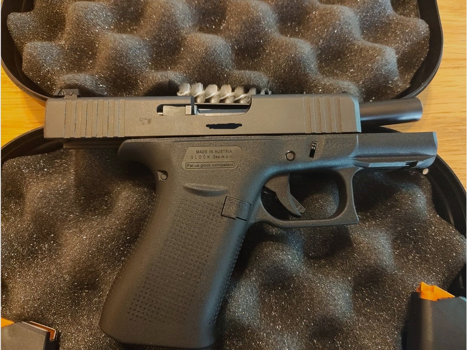 Glock 43X 9x19 mm – Top Zustand, nur ca. 50 Schuss, inkl. Holster & 180 Schuss Norma Safeguard