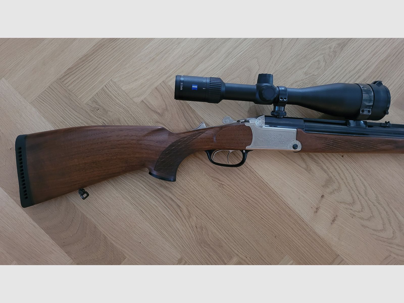 Blaser BD 880 Bockdrilling mit Zeiss Conquest V4 3-12x56