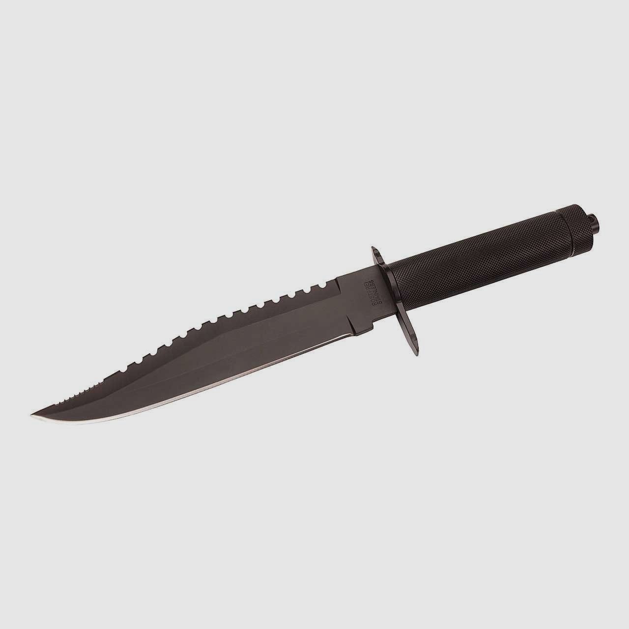 Herbertz Survival Messer schwarz
