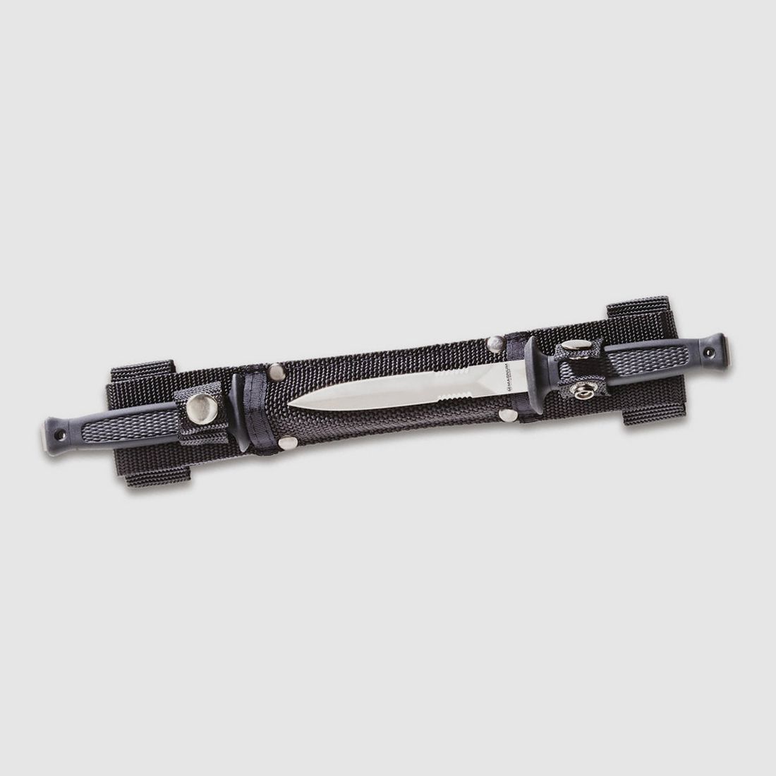 Einhandmesser GĂĽrtelmesser Set BĂ¶ker Magnum Doublette Stahl 420 KlingenlĂ¤nge 10 cm inklusive Nylonscheide (P18)