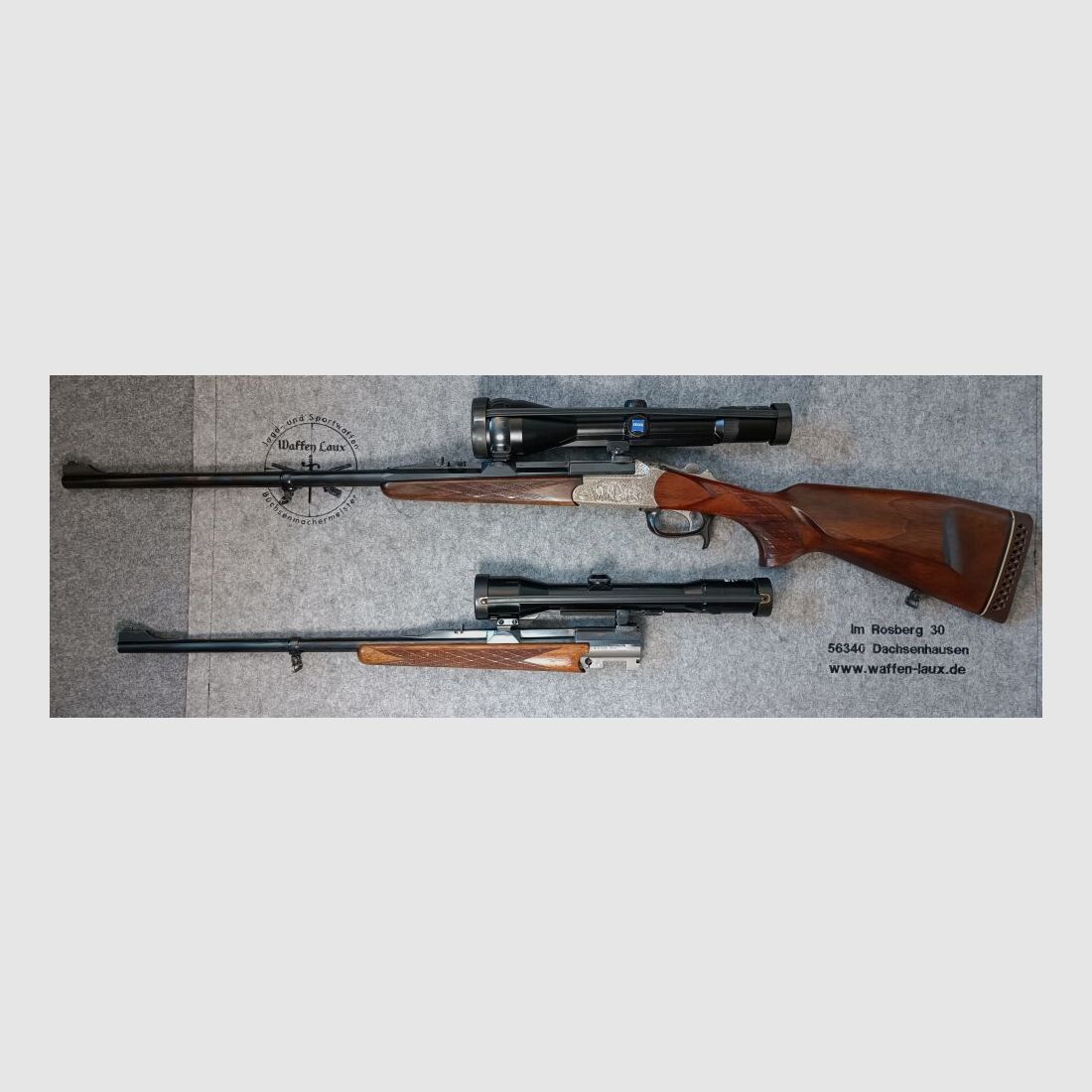H. Blaser Isny K77 Luxus mit Wechsellauf 30-06 und Zeiss Diavari 3-12x56 T*