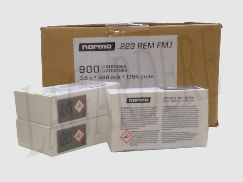 NORMA FMJ TACT 55 GRS (cartucho con bala)