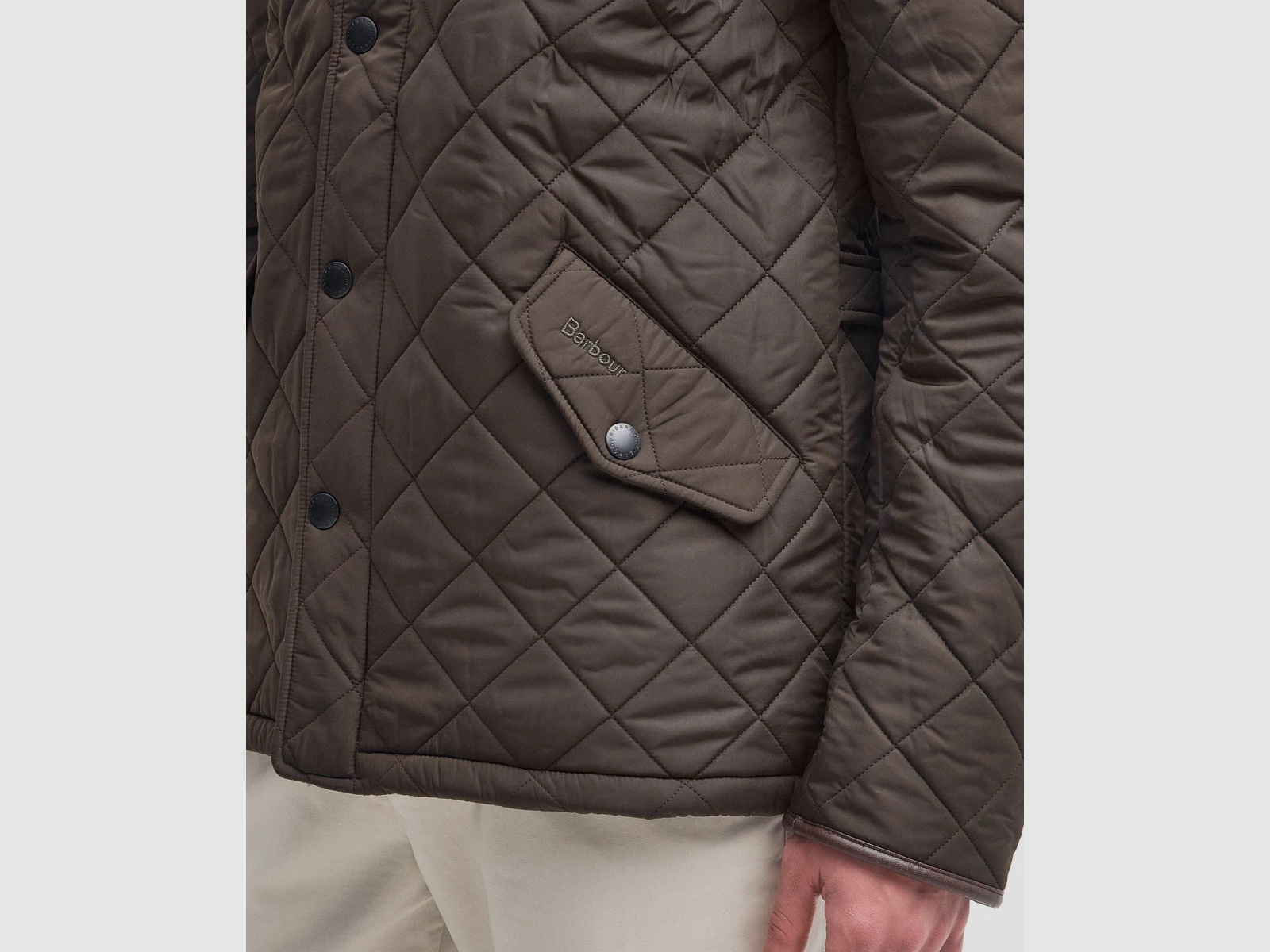 BARBOUR Steppjacke Powell Oliv