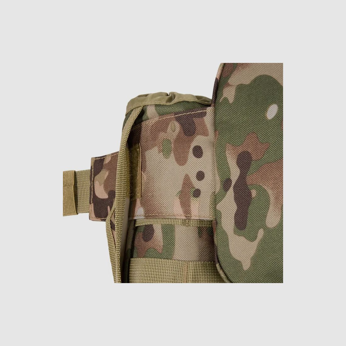 Brandit waist belt "Allround" with pocket + bottle holder - Tactical Camouflage