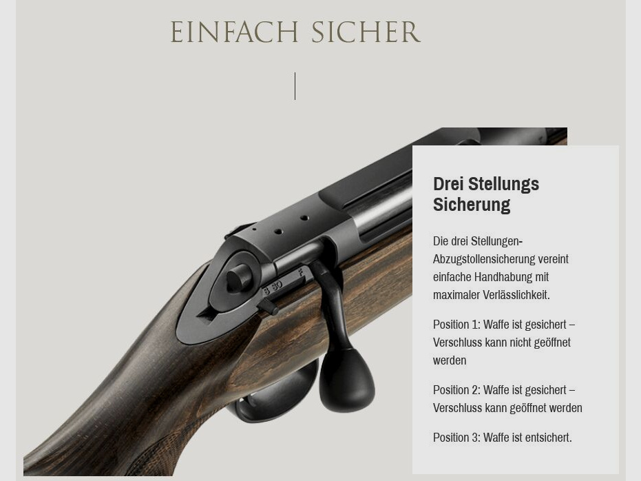 J.P. Sauer & Sohn SAUER 100 FIELDSHOOT Match barrel LL 62 cm 6.5 Creedmoor + thread