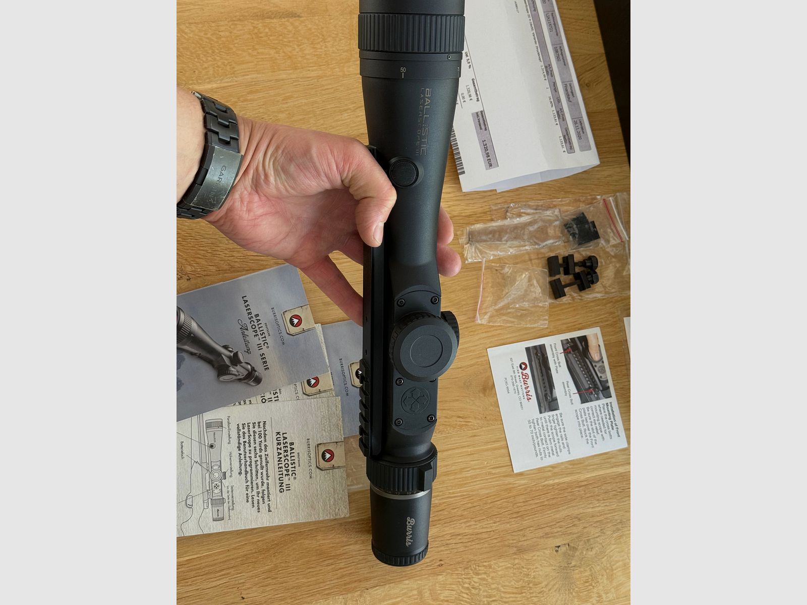 Burris Ballistic Laserscope 3 III 4-16x50 No 308 PRC Tikka 223 Creedmoor FPVO Wärmebild Nachtsicht Leica Swarovski Zeiss Kahles