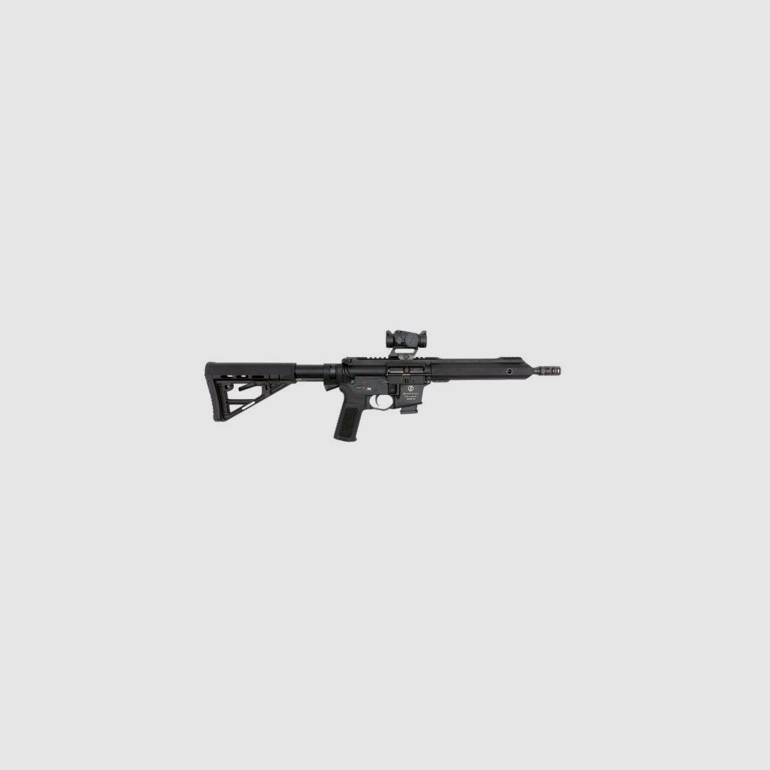 Schmeisser AR15-9 Sport kal. 9mm Luger w 10,5 cala M-Lok z regulowanym kolbą M14x1 i celownikiem Falke Reddot, zdjęcie 1 z 5