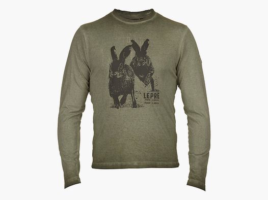 T-Shirt Lepre Manica Lunga