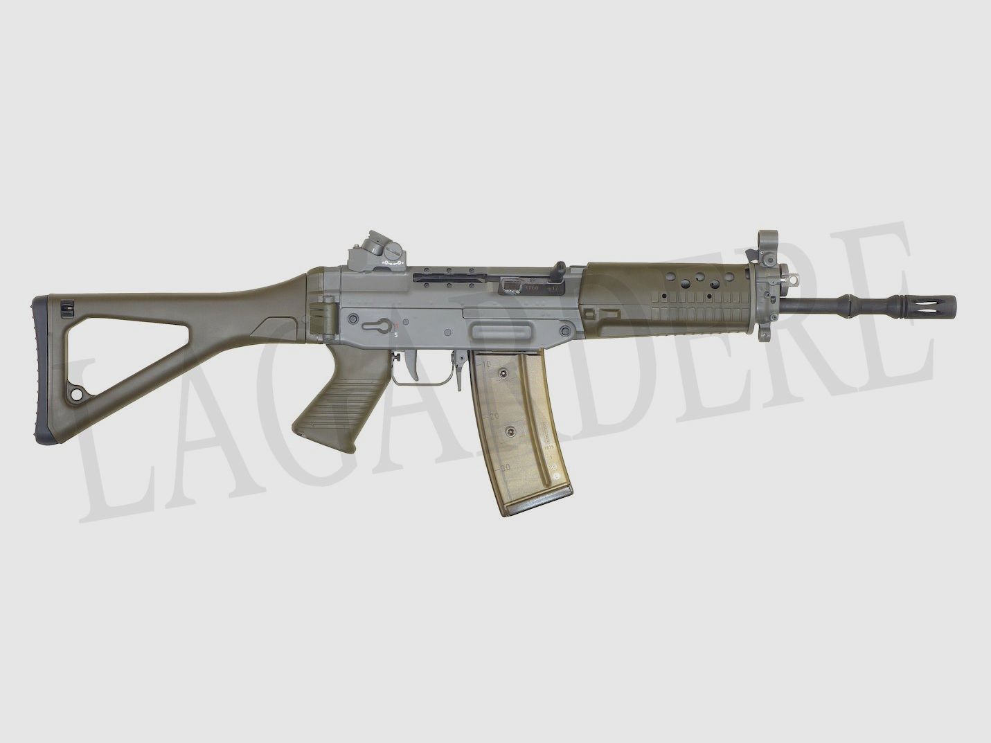 SAN SWISS ARMS SG 553-1 LB GRÜN HA.DIOPTRE (SEMI-AUTOMATISCHES STURMGEWEHR)