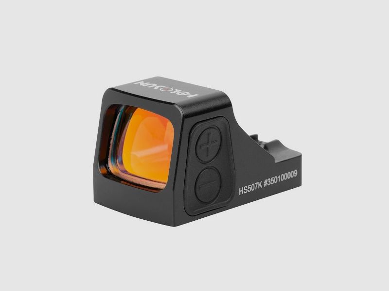 Holosun HS507K Offenes Reflex Rotpunktvisier + wechselb. 2MOA Punkt, 32MOA Kreis Absehen