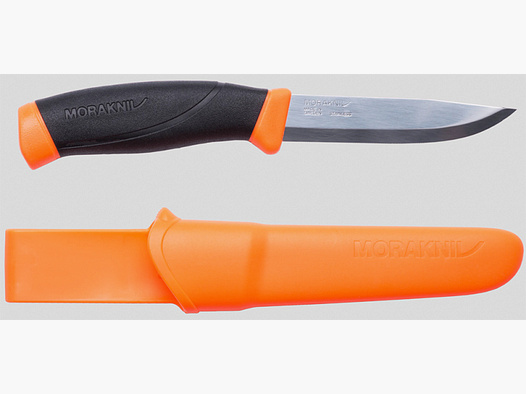 1 x MORAKNIV COMPANION S Universalmesser made in Sweden ORANGE ! 10cm Klinge SGM® Stahl 56,5 HRC NEU