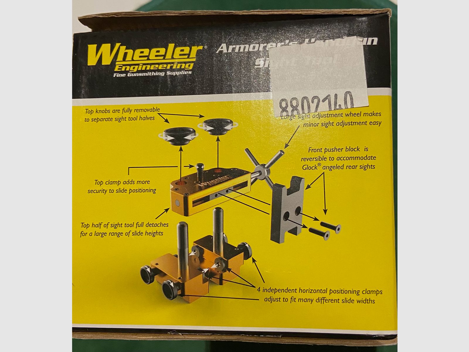 Montagewerkzeug für Visierungen & Zielfernrohre  - Sight Movers - Wheeler Armorers Handgun Sight Tool