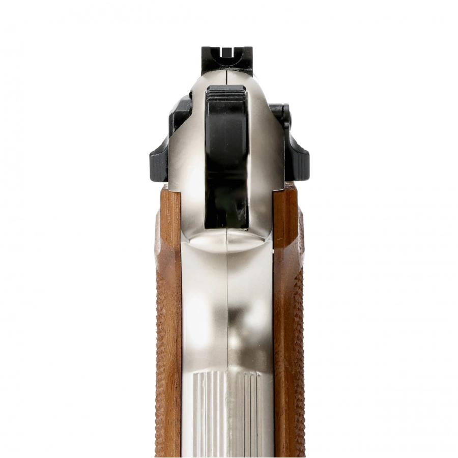 Pistolet wiatrówka Beretta M92 FS nickel/wood 4,5 mm Diabolo CO2, zdjęcie 6 z 7