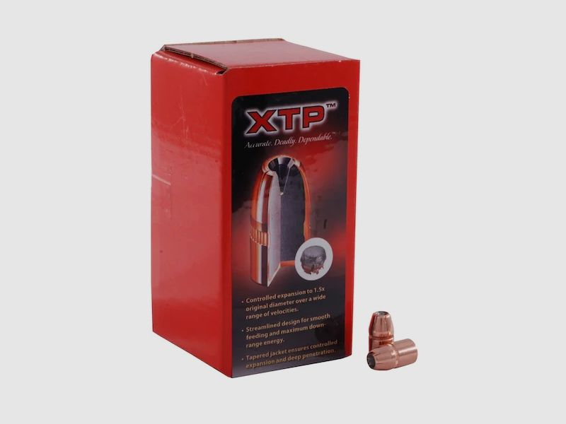 Proiettile Hornady .38/.357 HP/XTP con anello di crimpatura 158GR 100 pezzi, immagine 1 di 8