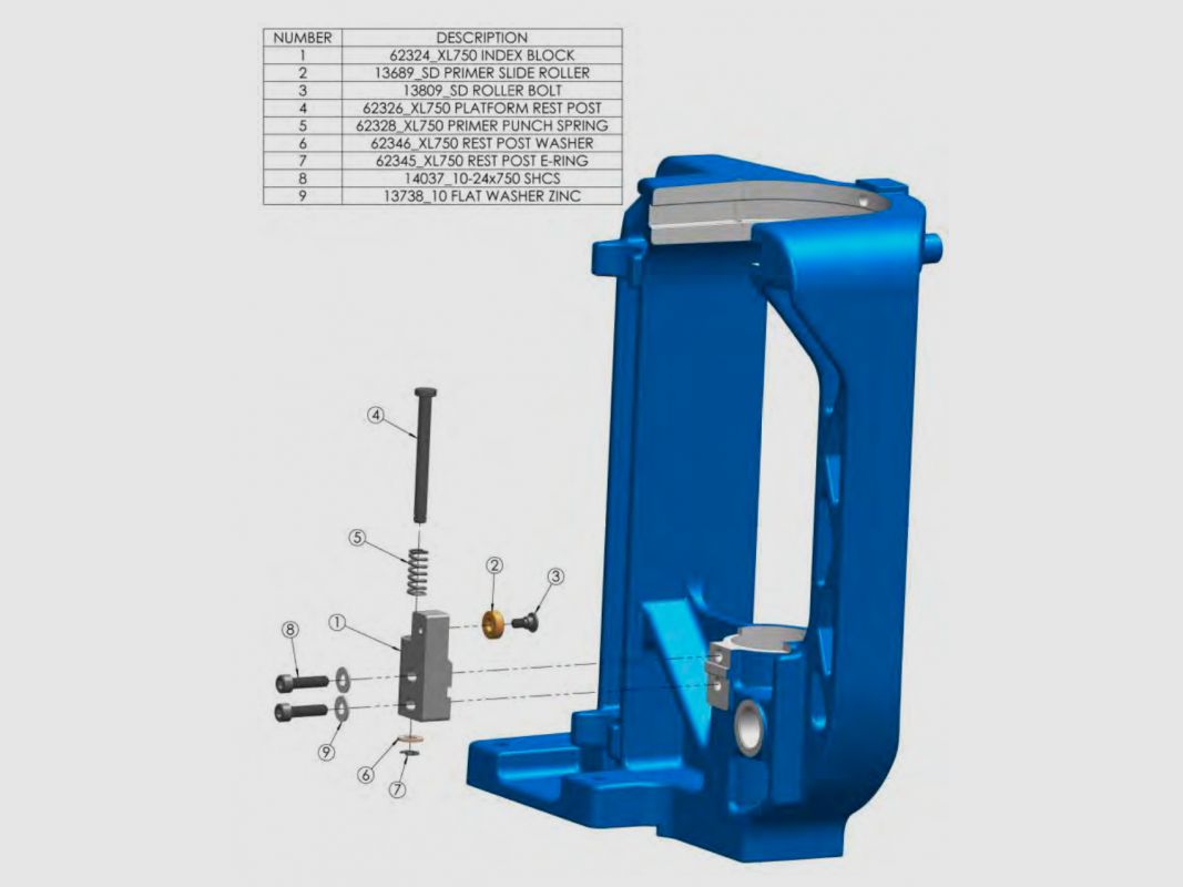 62324 - XL750 Index Block