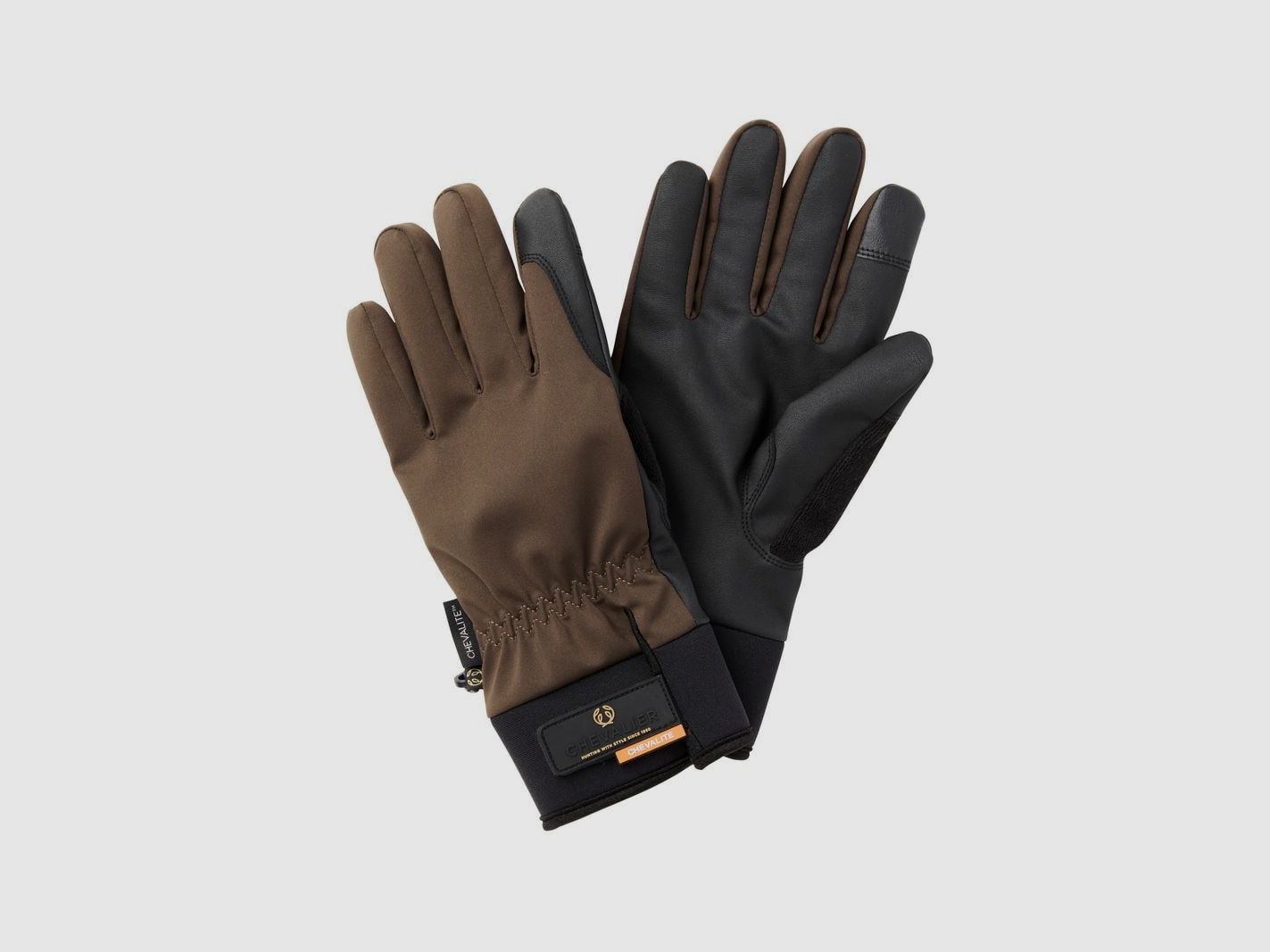 Chevalier Waterproof Warm Shooting Gloves Leather Brown 8