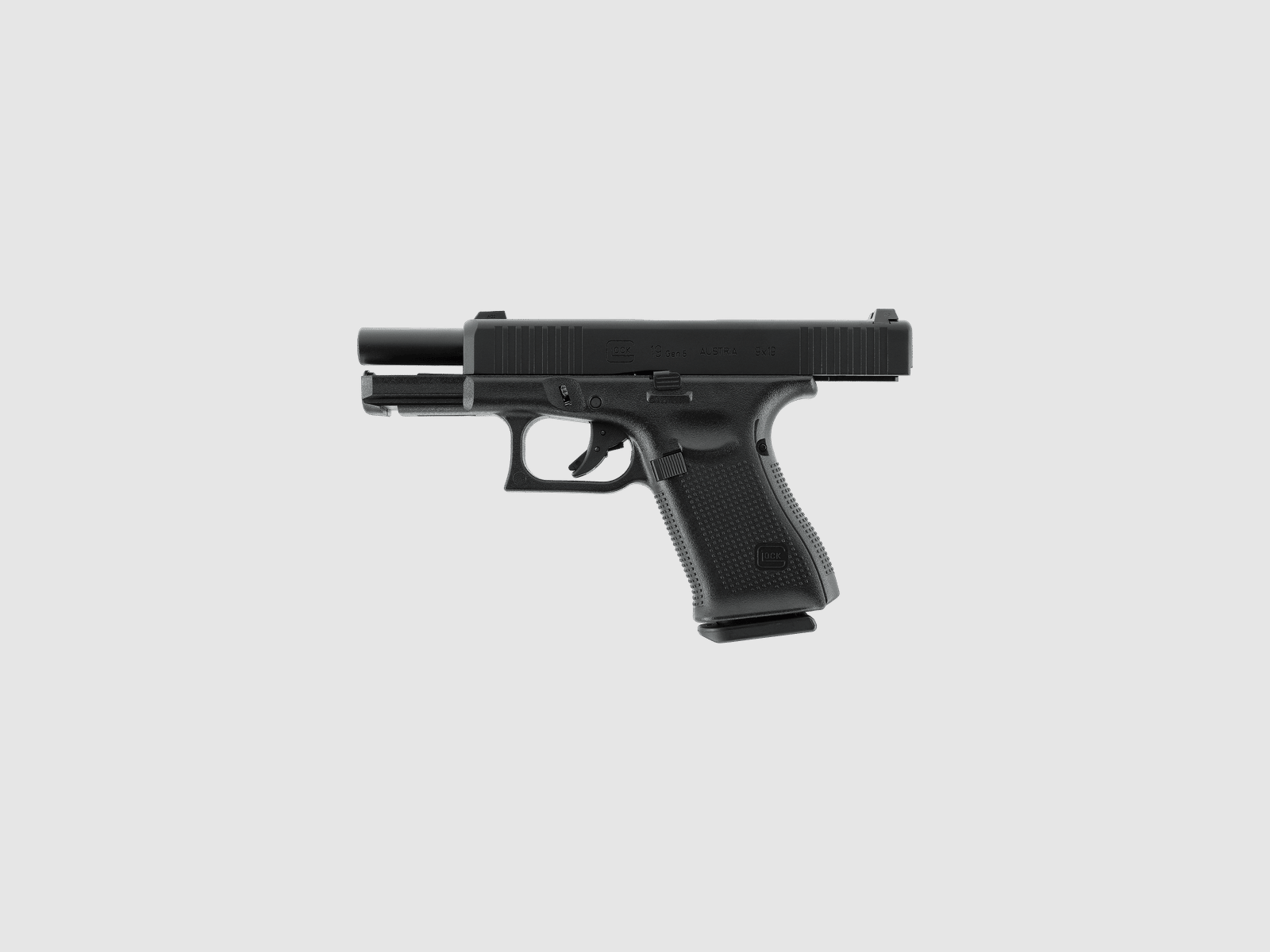 Glock 19 Gen 5 - Metal Slide, GBB 6mm BB - Schwarz | UMAREX