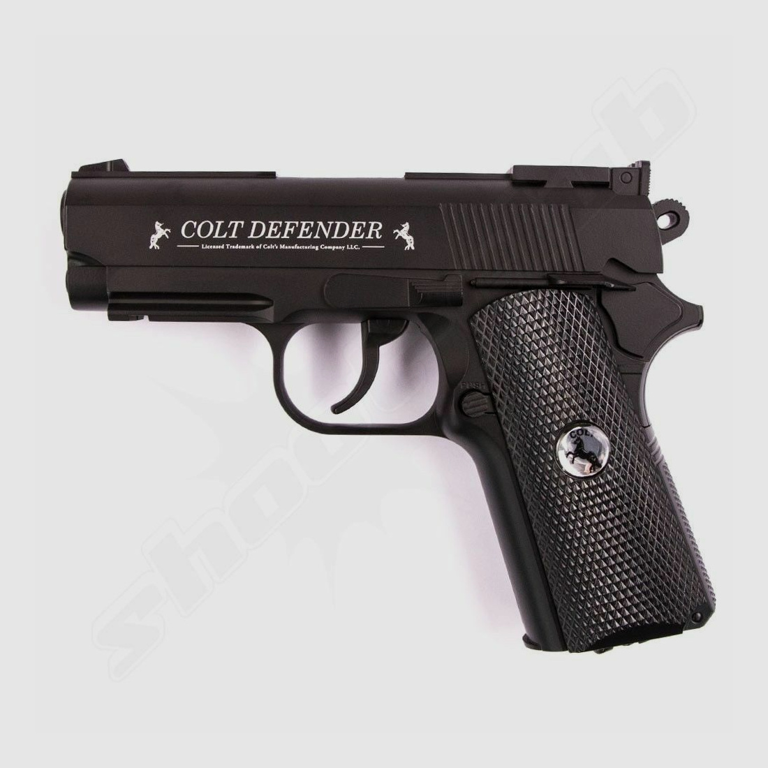 Colt Defender Pistola CO2 4,5mm BB in acciaio, nera