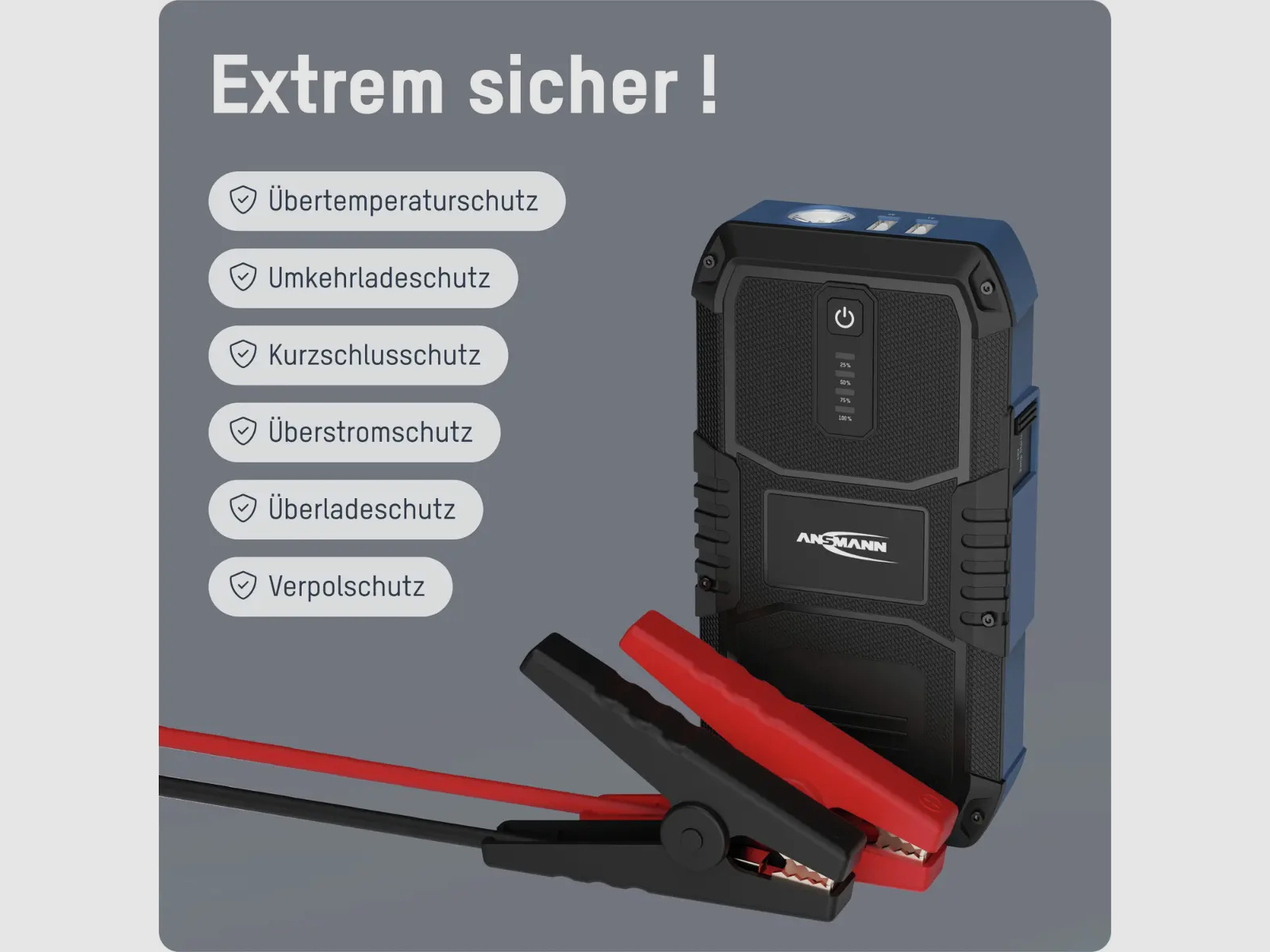 Ansmann Starthilfegerät Jump Starter 10.0