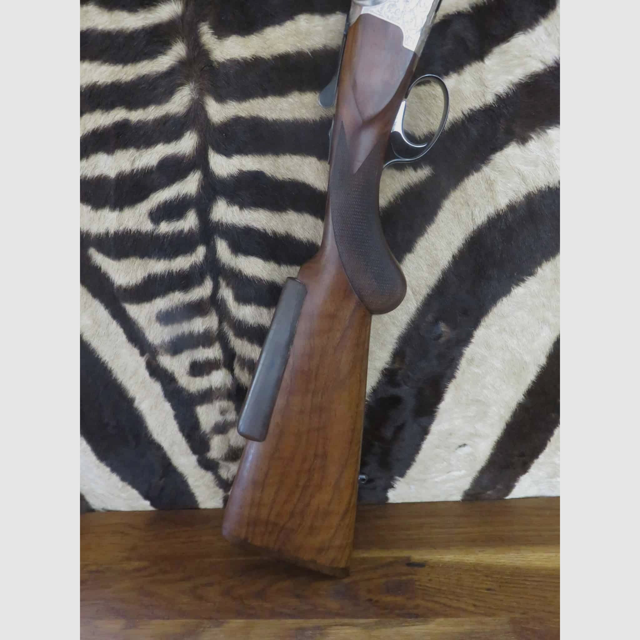 Double rifle VOUZELAUD Light cal. 8x57jrs barrels 60 cm – red dot sight Docter, image 10 of 15