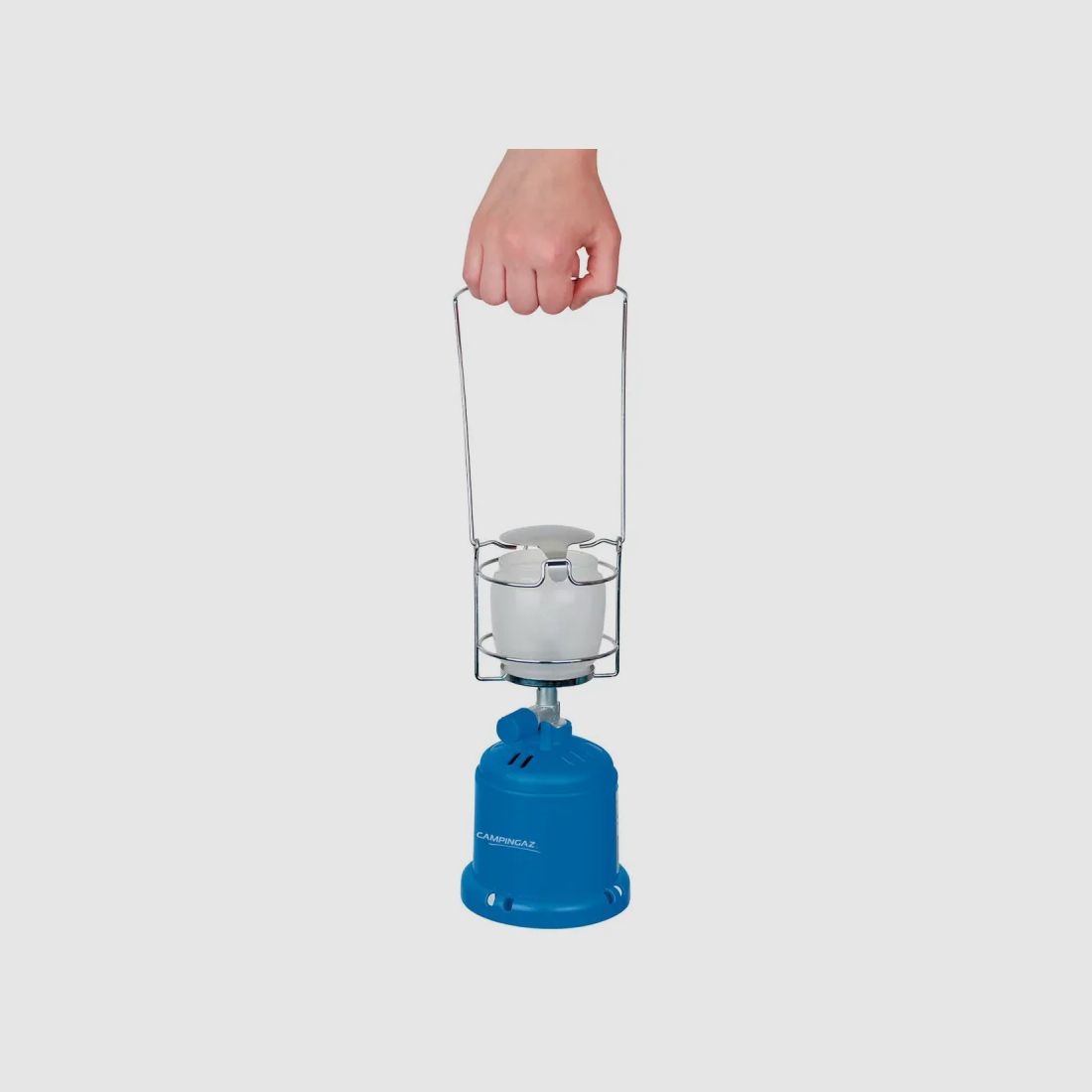 Gaslampe Lumogaz Autonomie 5h Glas blau Ø 12 cm x H 26 cm, Bild 5 von 11