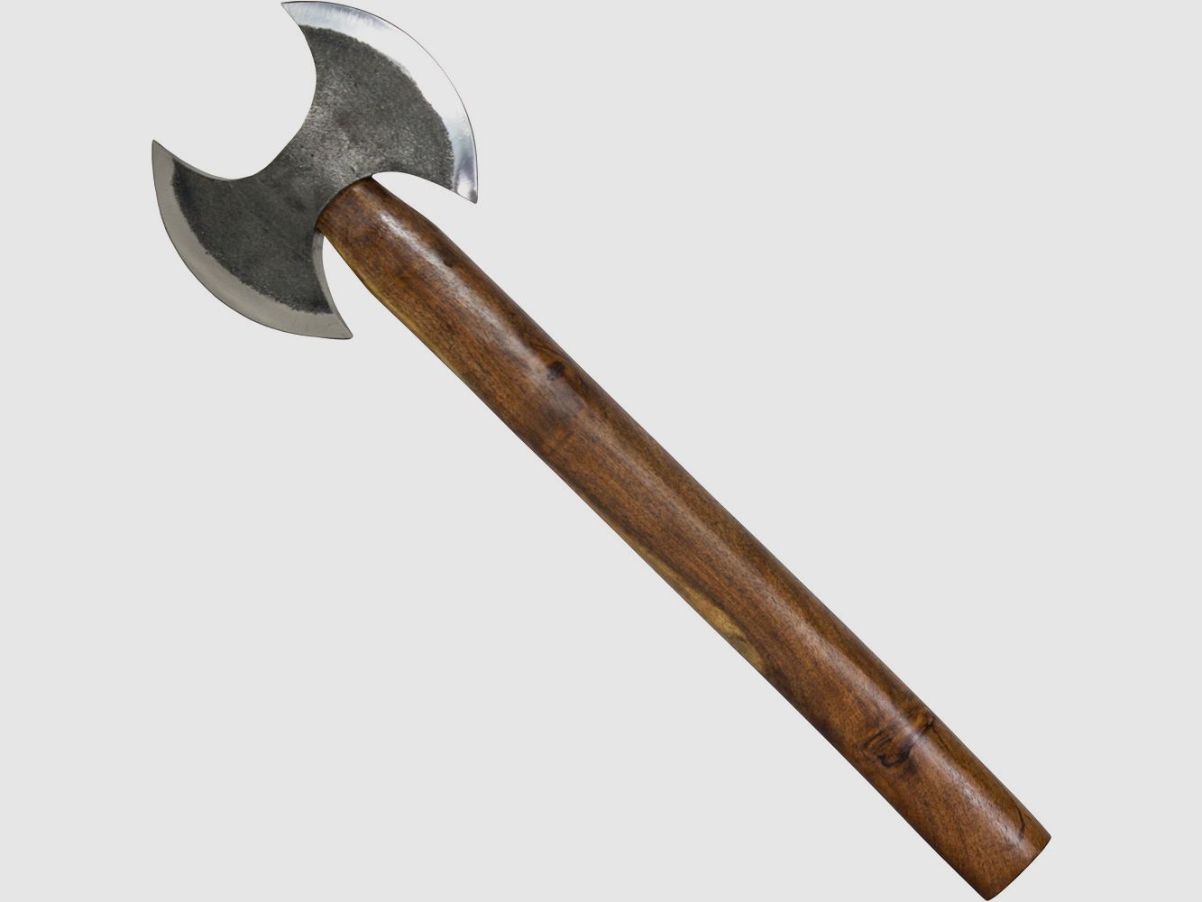 Viking double axe including sheath