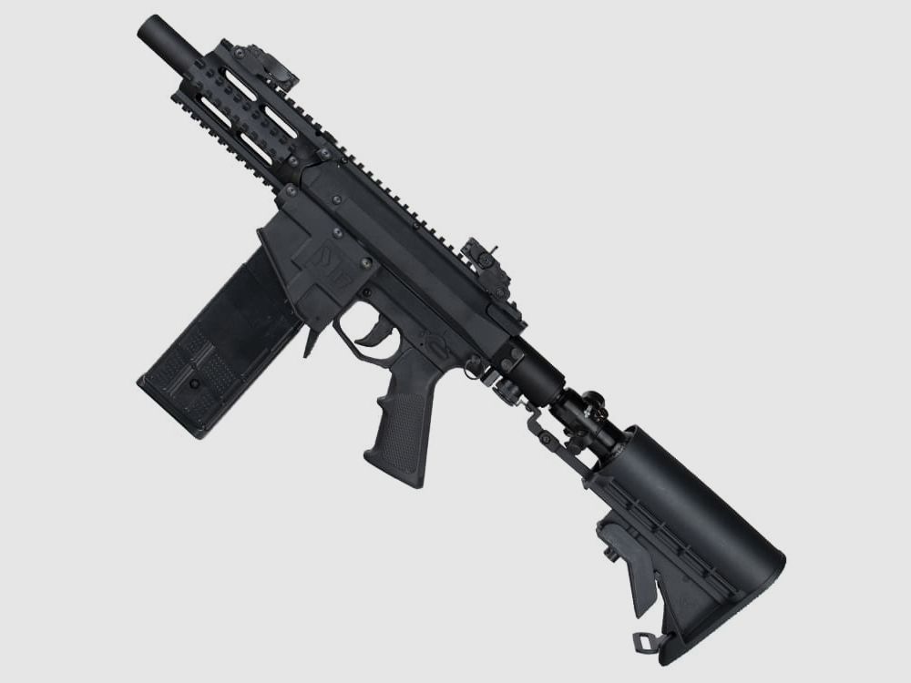 Milsig M17 CQC A2 Valken Hybrid Edition Paintball Markierer (schwarz)