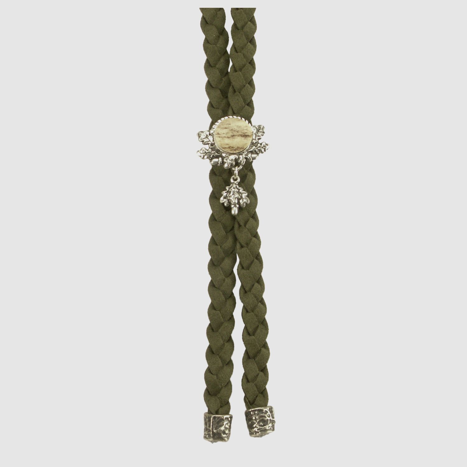 Corda di corno di cervo - verde, Alcantara