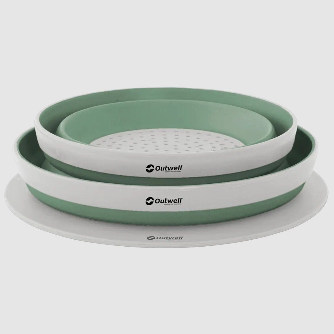 Set di Ciotola e Colino Pieghevole, Verde Scuro, immagine 6 di 15