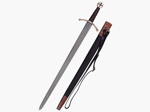 Templar sword with paw cross