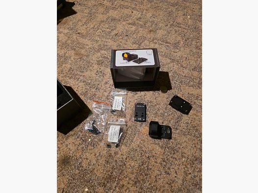 VECTOR OPTICS Rotpunktvisier Set 3 MOA für Glock Pistole Leuchtpunktvisier Rotpunktvisier Reflexvisier 1x20x28 Red Dot Frenzy X