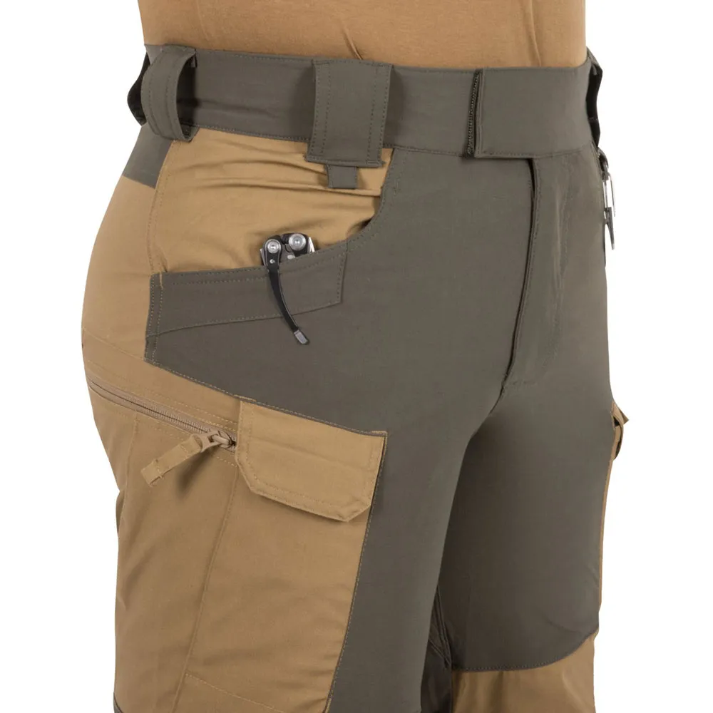 Helikon-Tex – Pantalon tactique pour terrain difficile HYBRID OUTBACK PANTS® – DuraCanvas® couleur Cloud Grey / Noir, image 5 sur 6